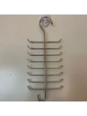 Unbranded Closet Accessory Silver Tie Belt Scarf Hanger One Size